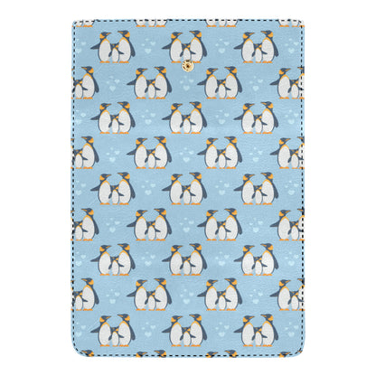 Penguin Pattern Print Design A04 Women's Trifold Wallet