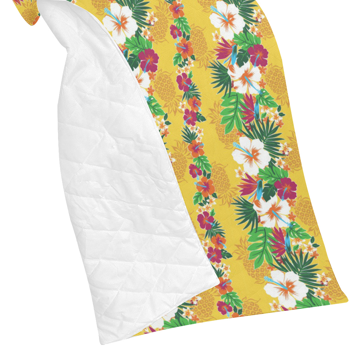 Hawaiian Themed Pattern Print Design H09 Premium Quilt