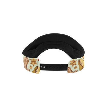Western Cowboy Design Pattern Unisex Sun Visor