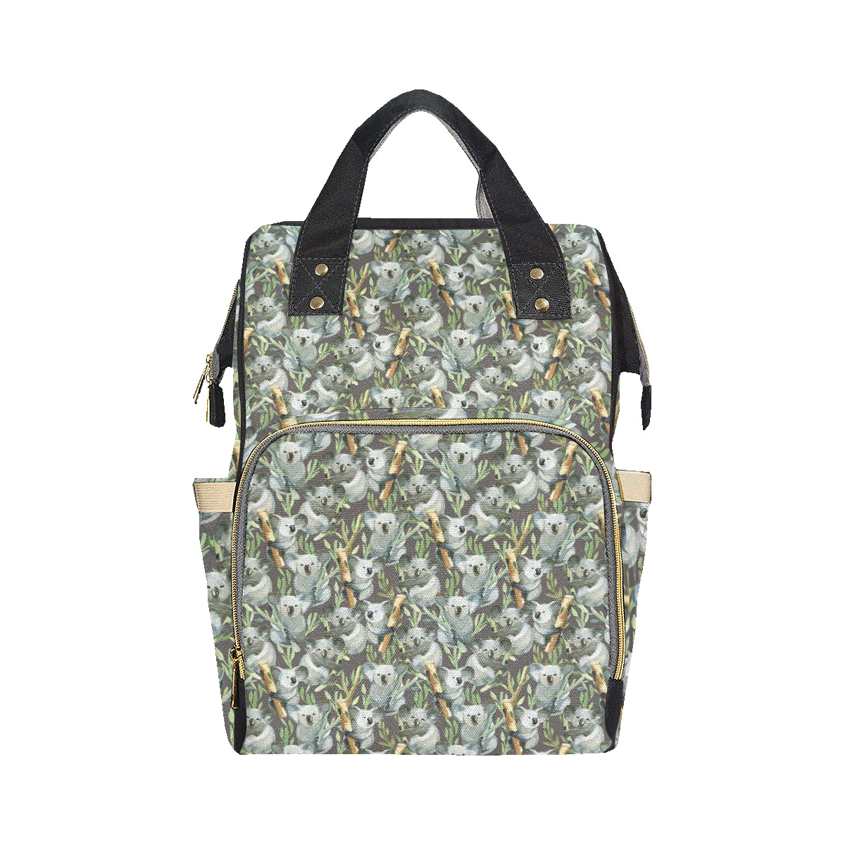 Koala Pattern Design Print Diaper Bag Backpack