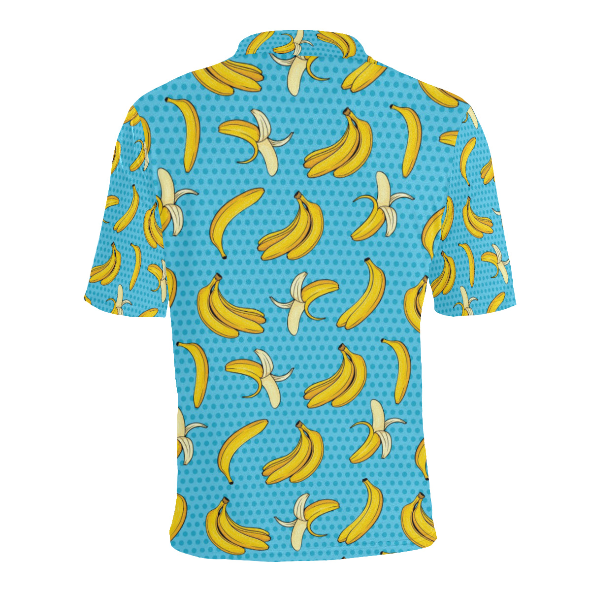 Banana Pattern Print Design BA08 Men Polo Shirt