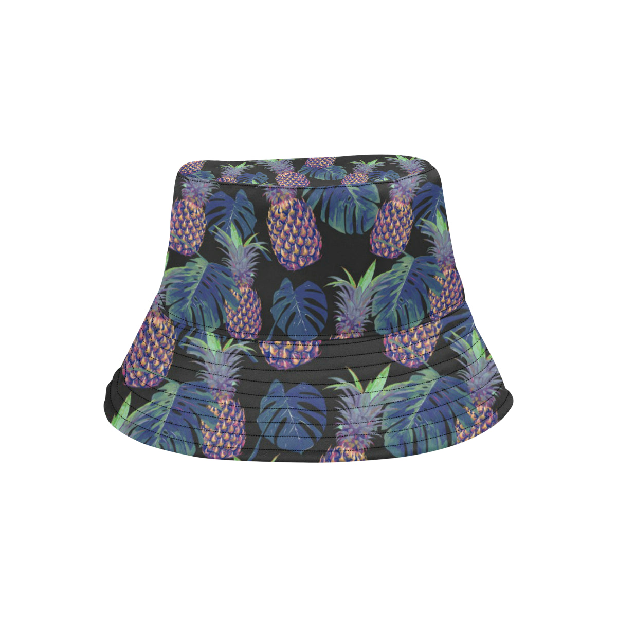 Pineapple Pattern Print Design PP04 Unisex Bucket Hat