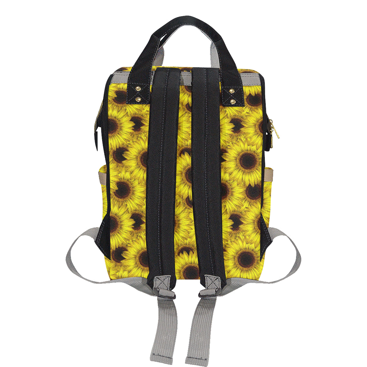 Sunflower Pattern Print Design SF011 Diaper Bag Backpack