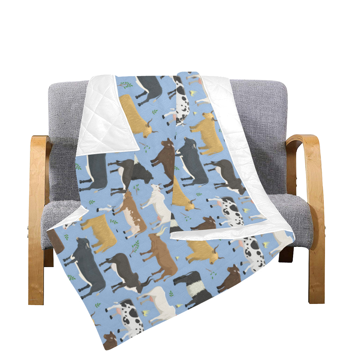 Cattle Pattern Print Design 02 Premium Quilt