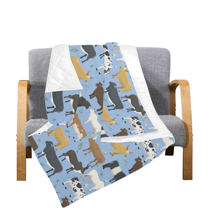 Cattle Pattern Print Design 02 Premium Quilt