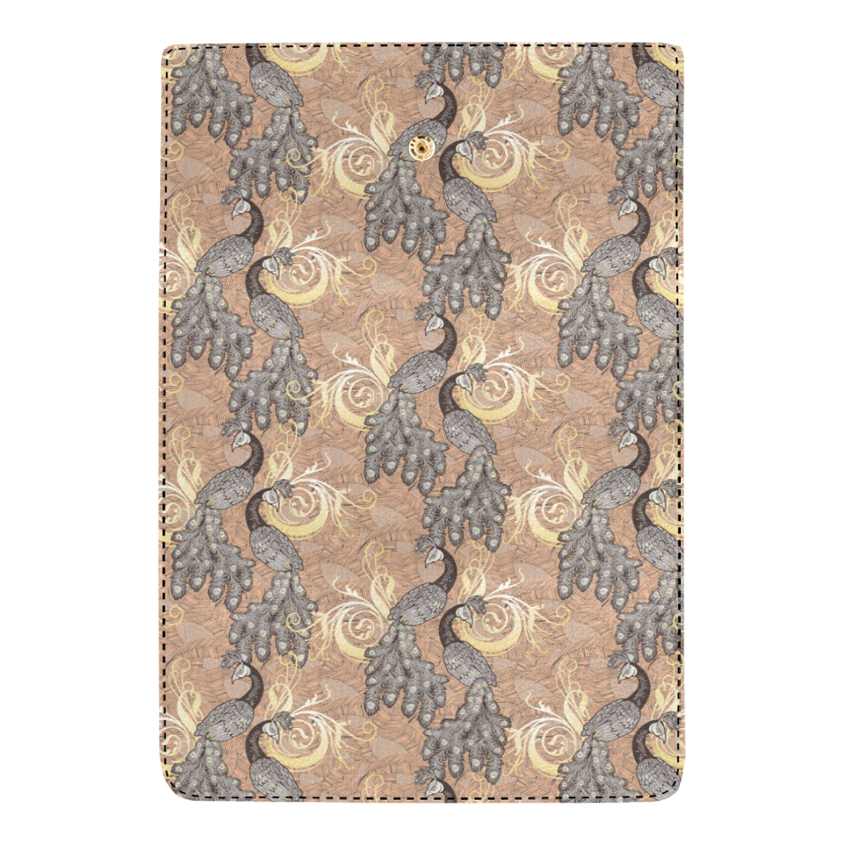 Peacock Pattern Print Design A05 Women's Trifold Wallet