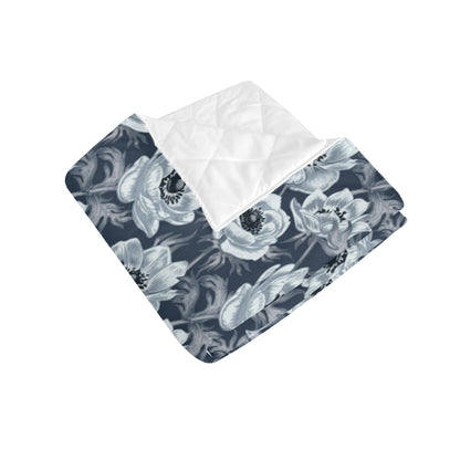 Anemone Pattern Print Design AM09 Premium Quilt