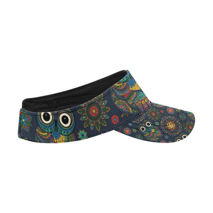 Owl Boho Style Pattern Print Design A04 Unisex Sun Visor