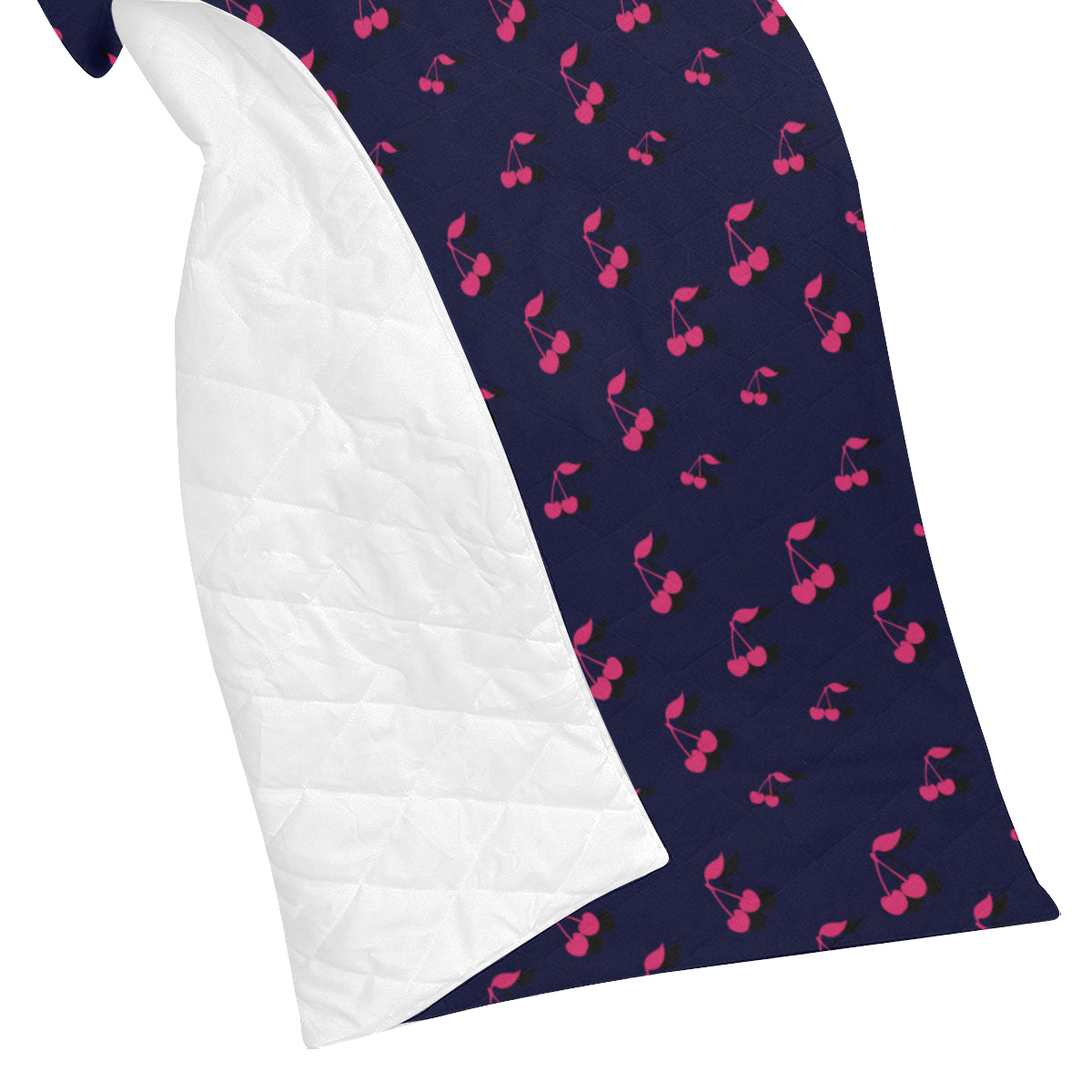 Cherry Pattern Print Design 02 Premium Quilt