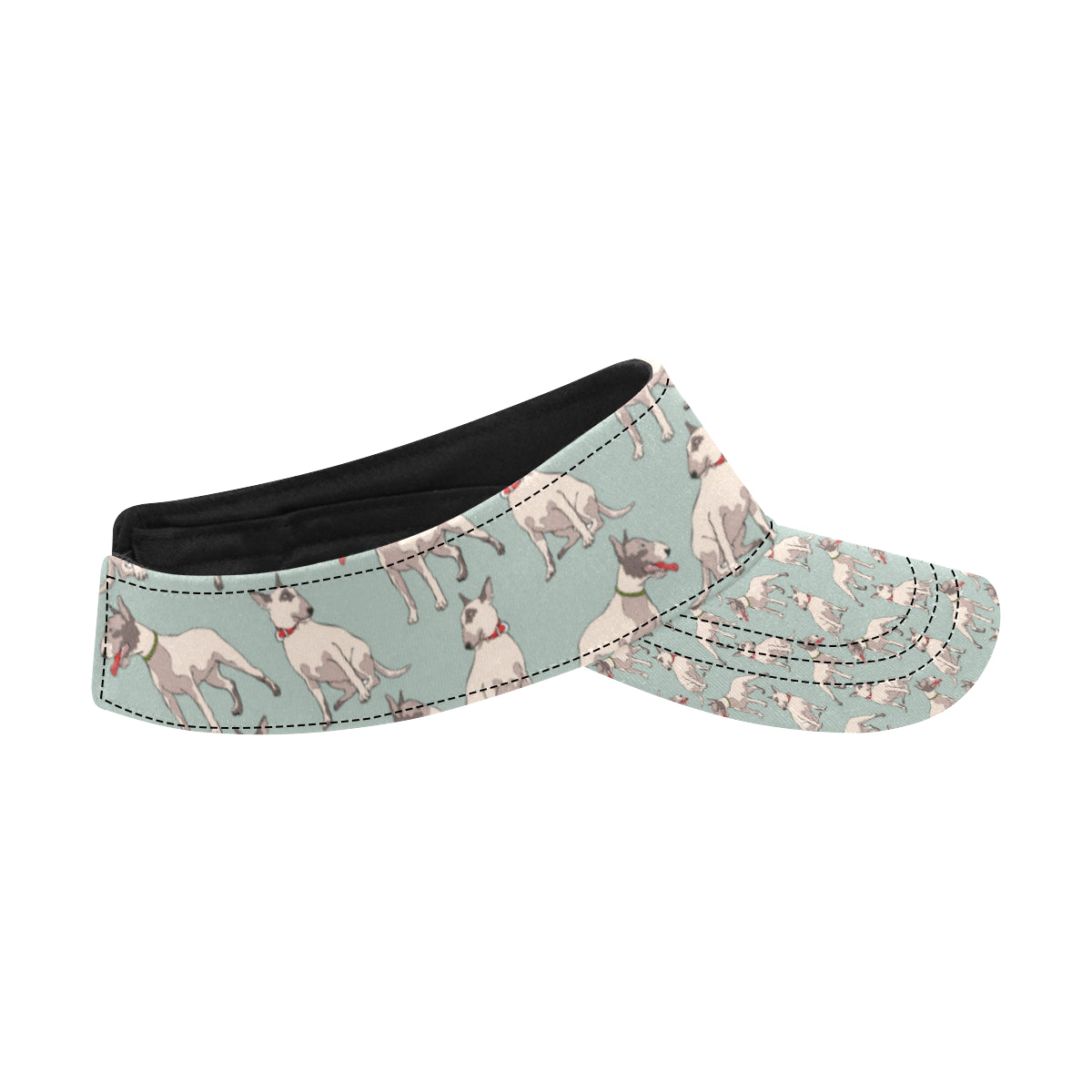 Bull Terrier Cute Print Pattern Unisex Sun Visor