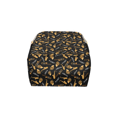 Jazz Pattern Print Design 01 Diaper Bag Backpack