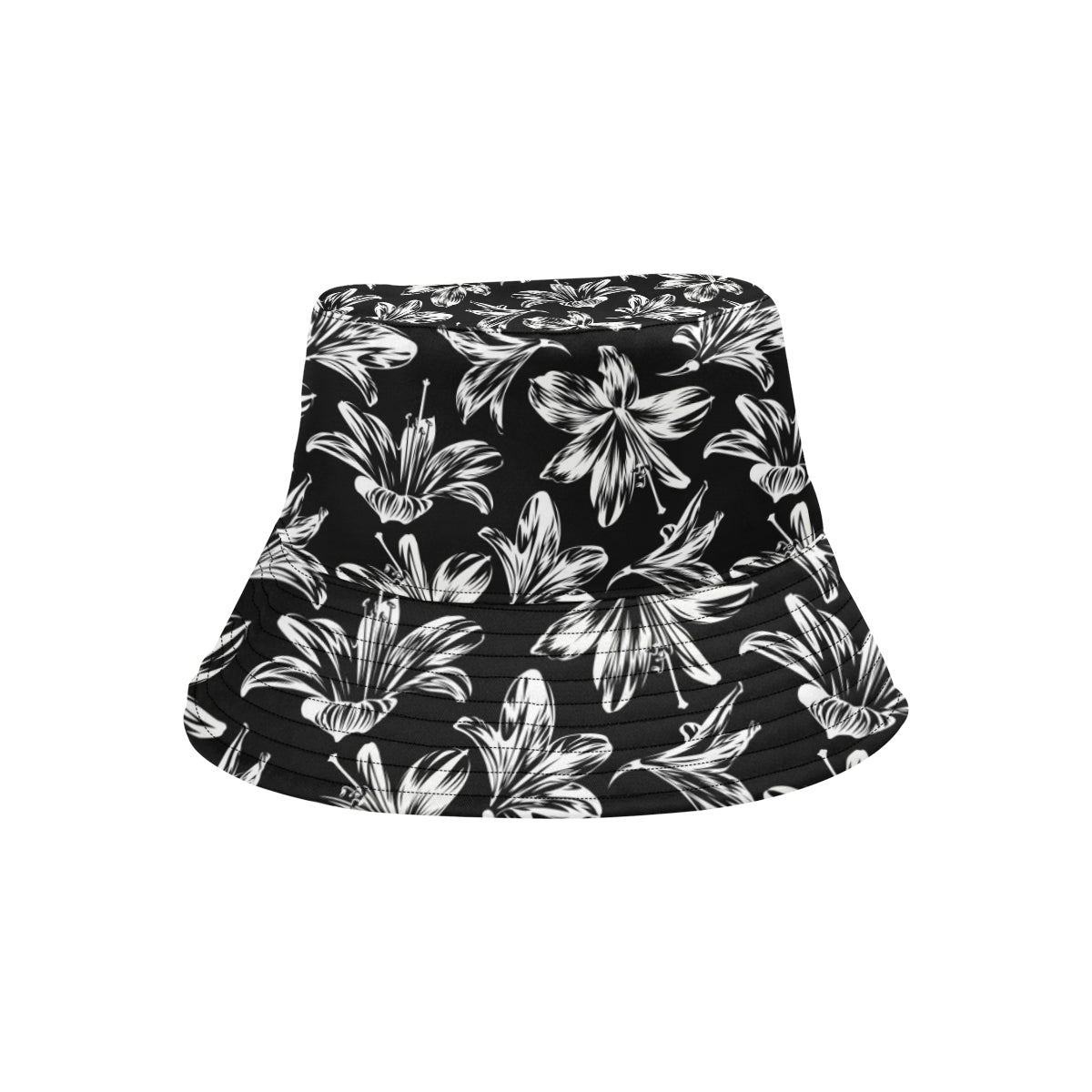 Amaryllis Pattern Print Design AL04 Unisex Bucket Hat