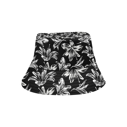 Amaryllis Pattern Print Design AL04 Unisex Bucket Hat