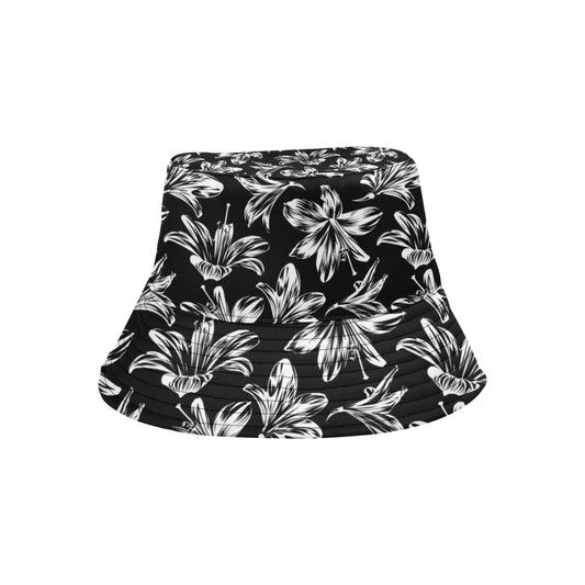 Amaryllis Pattern Print Design AL04 Unisex Bucket Hat