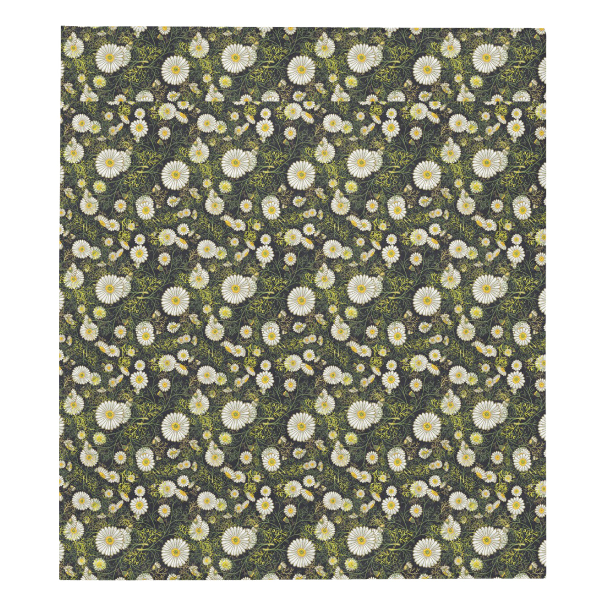Daisy Pattern Print Design 03 Premium Quilt
