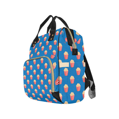 Popcorn Pattern Print Design A04 Diaper Bag Backpack