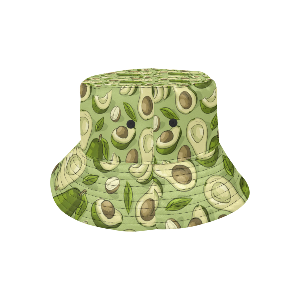 Avocado Pattern Print Design AC03 Unisex Bucket Hat