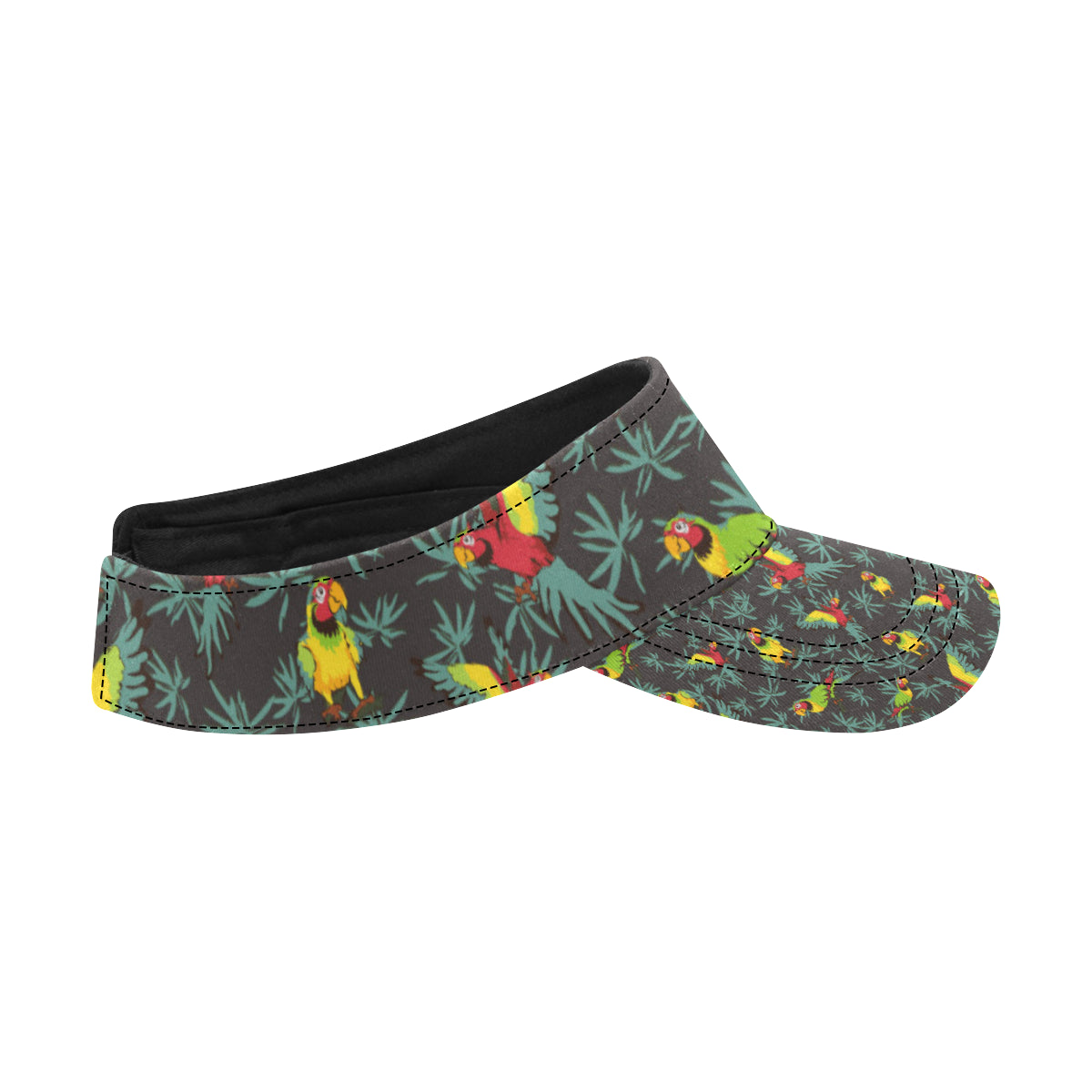 Parrot Themed Print Unisex Sun Visor