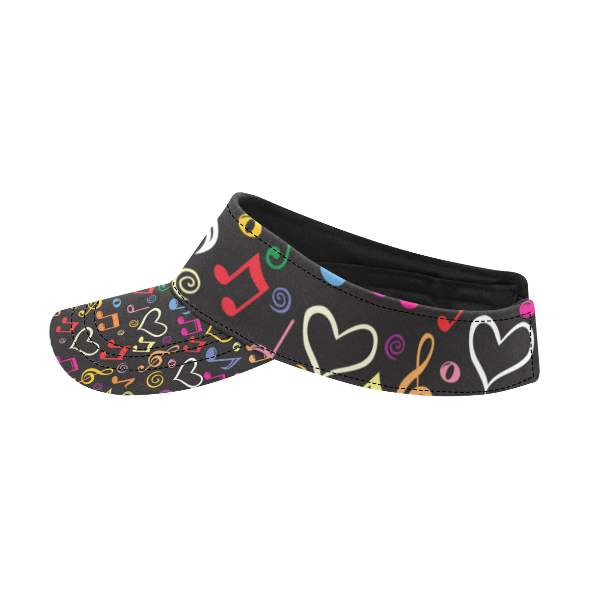 Music note Pattern Print Design A01 Unisex Sun Visor