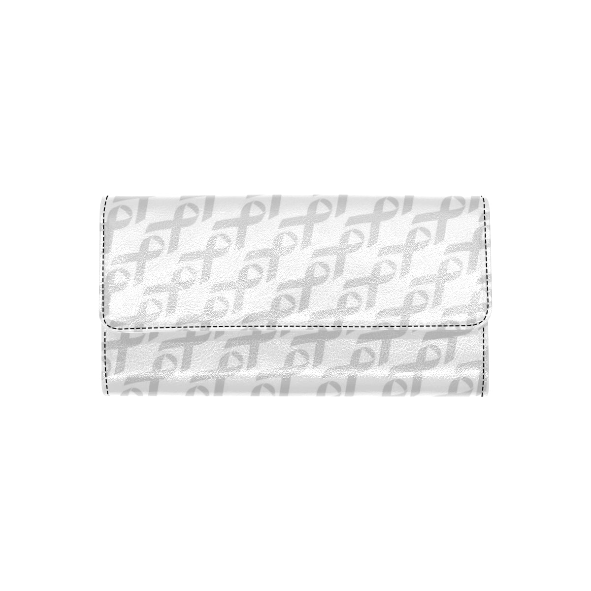 Brain cancer Pattern Print Design 02 Women's Trifold Wallet
