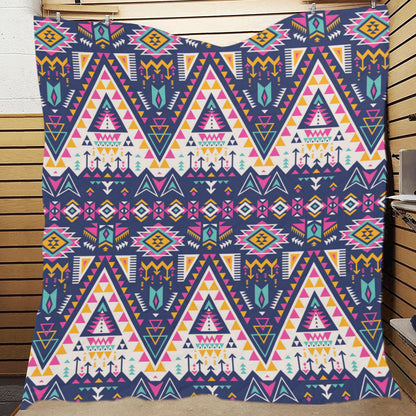 Pink Tribal Aztec native american Premium Quilt