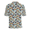 Rooster Themed Design Men Polo Shirt