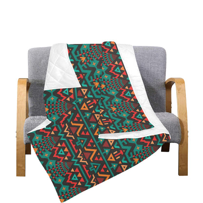 Aztec Pattern Print Design 04 Premium Quilt