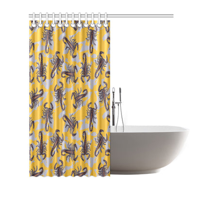Scorpion Pattern Print Design 01 Shower Curtain