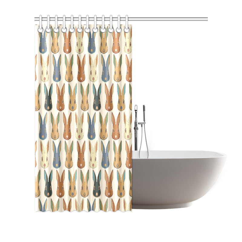 Rabbit Pattern Print Design RB04 Shower Curtain
