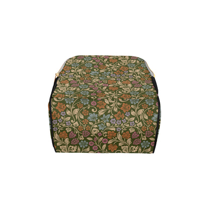 Floral Vintage Print Pattern Diaper Bag Backpack