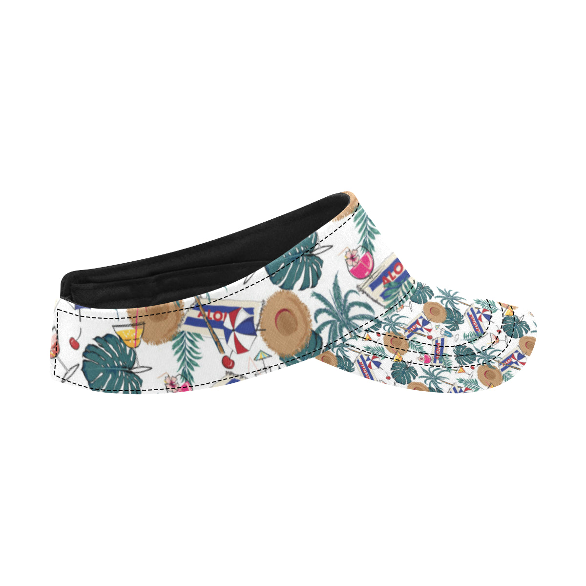 Aloha Hawaii Beach Pattern Print Design 04 Unisex Sun Visor