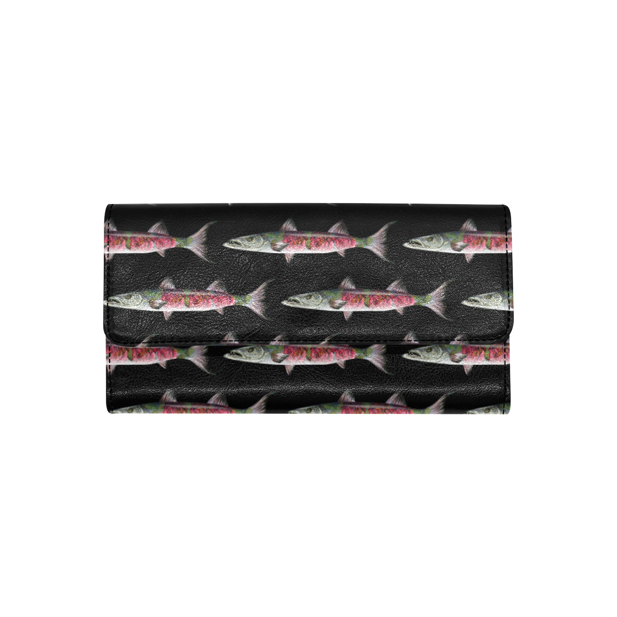 Barracuda Pattern Print Design 02 Women's Trifold Wallet