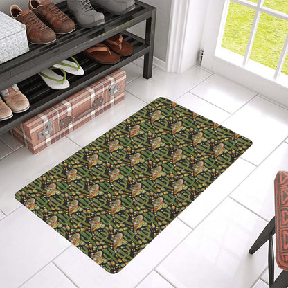 Western Style Print Rubber Doormat