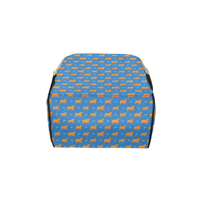 Cocker Pattern Print Design 04 Diaper Bag Backpack