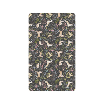 Deer Floral Jungle Rubber Doormat