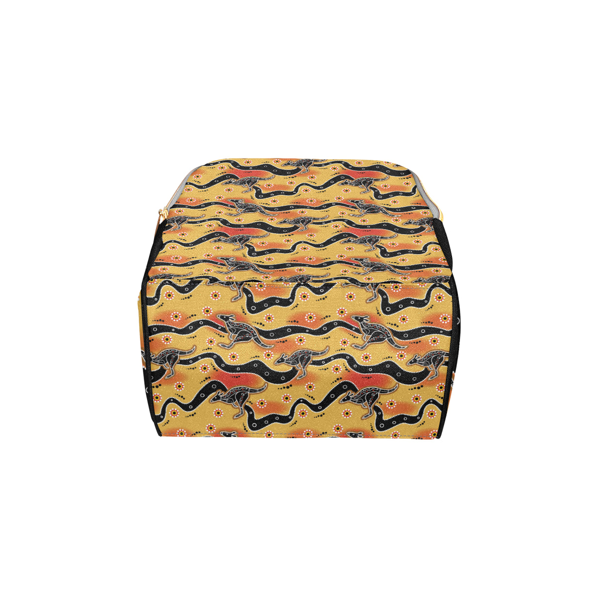 Kangaroos Aboriginal  Pattern Print Design 06 Diaper Bag Backpack