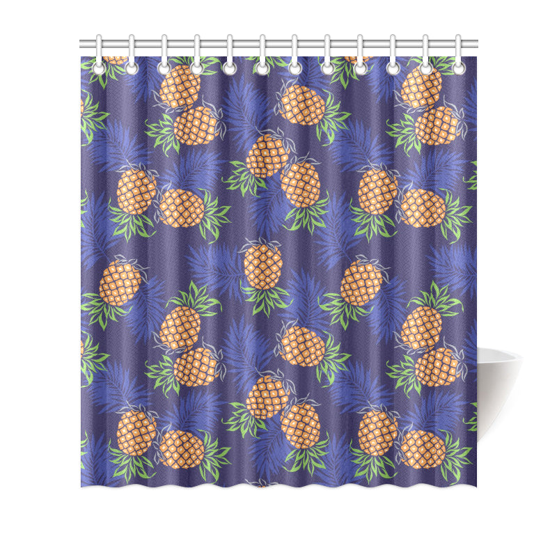 Pineapple Pattern Print Design PP02 Shower Curtain