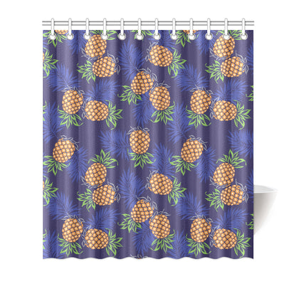 Pineapple Pattern Print Design PP02 Shower Curtain