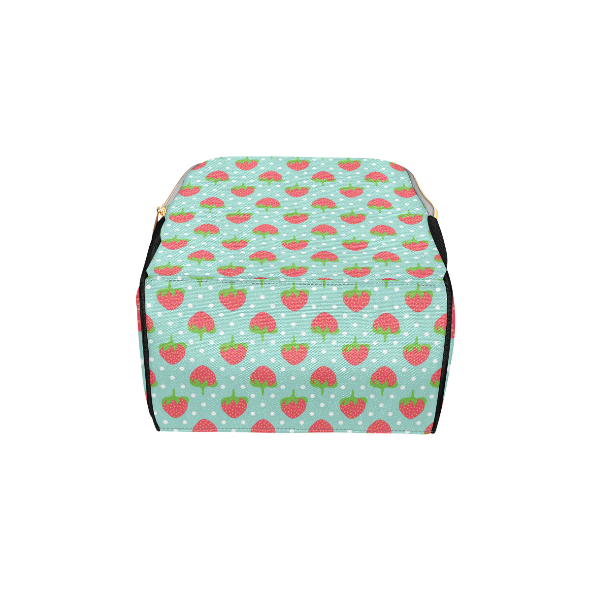 Strawberry Pattern Print Design SB06 Diaper Bag Backpack