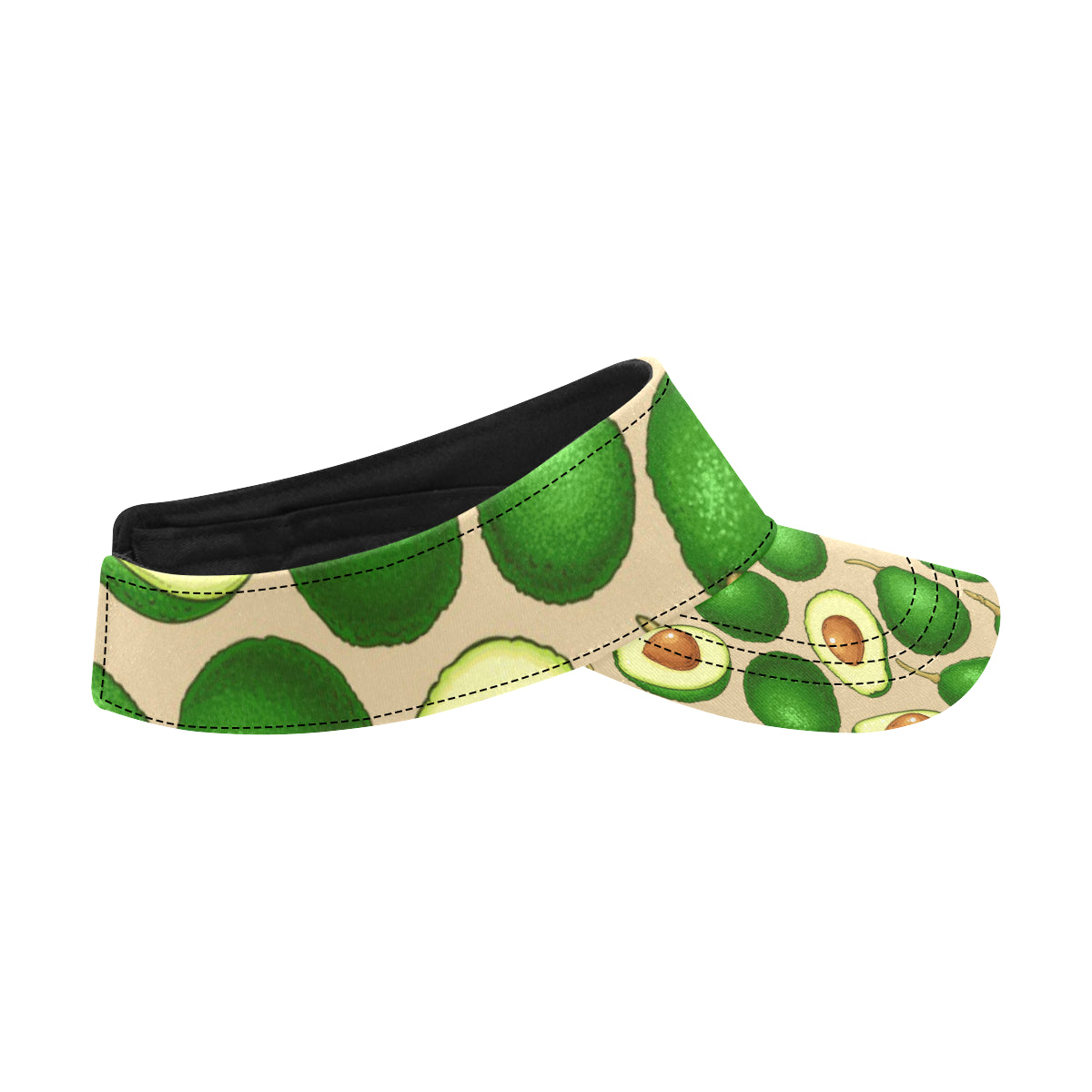 Avocado Pattern Print Design AC010 Unisex Sun Visor
