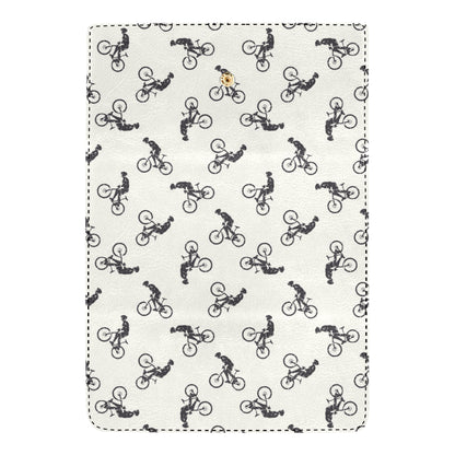 Mountain bike Pattern Print Design 01 Women's Trifold Wallet