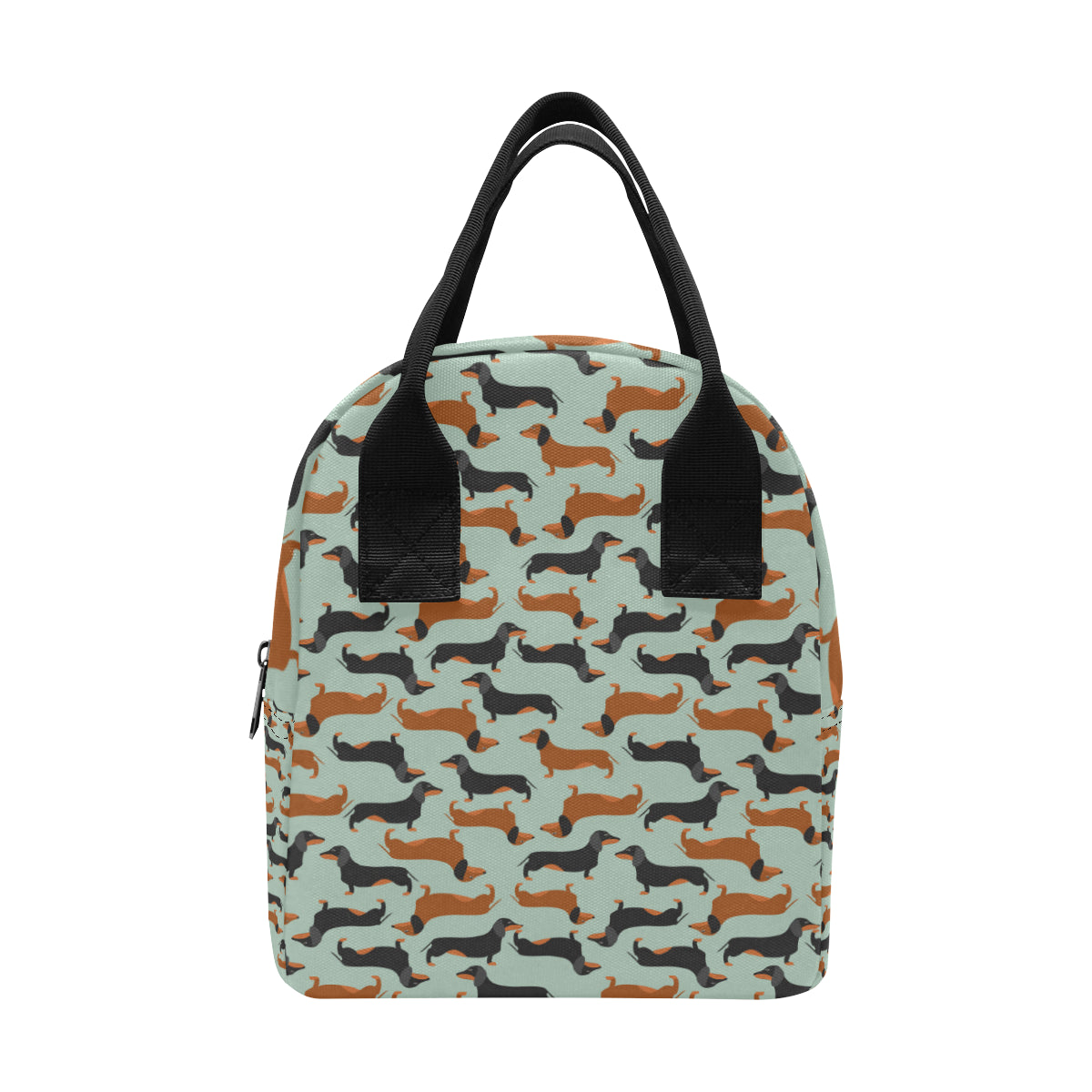 Dachshund Cute Print Pattern Insulated Lunch Bag