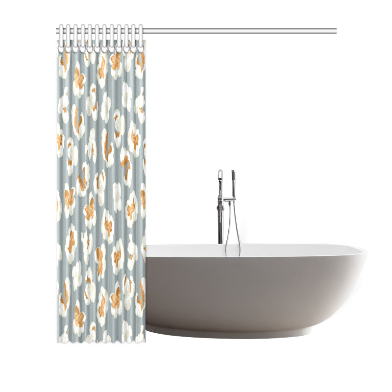 Popcorn Pattern Print Design A05 Shower Curtain