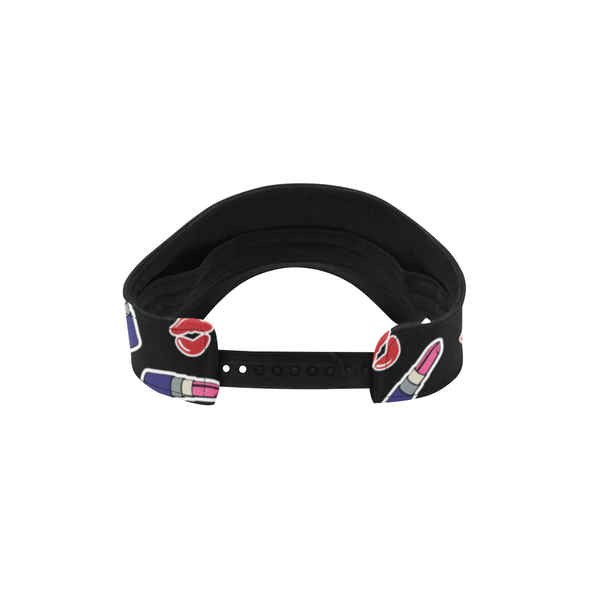 Lipstick Pattern Print Design LT01 Unisex Sun Visor