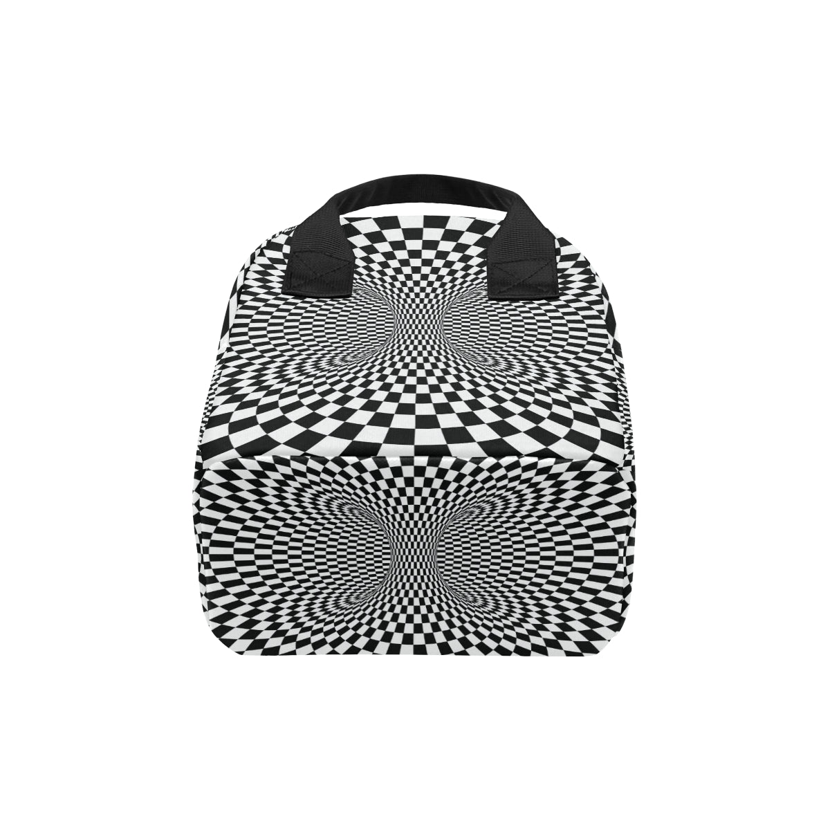 Optical illusion Projection Torus Insulated Lunch Bag