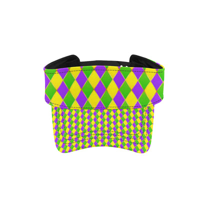 Mardi Gras Pattern Print Design 01 Unisex Sun Visor