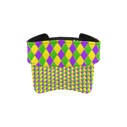 Mardi Gras Pattern Print Design 01 Unisex Sun Visor
