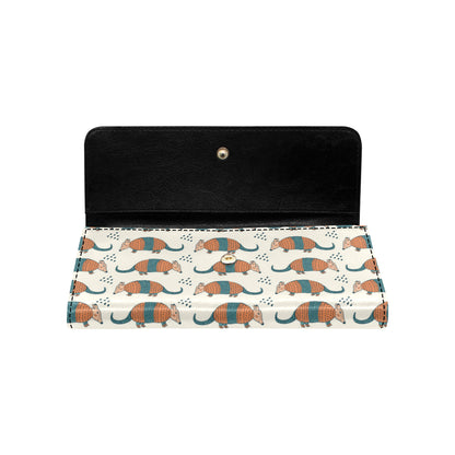 Armadillo Pattern Print Design 01 Women's Trifold Wallet