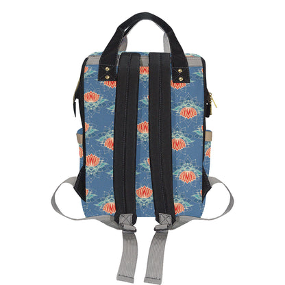 lotus Boho Pattern Print Design LO07 Diaper Bag Backpack