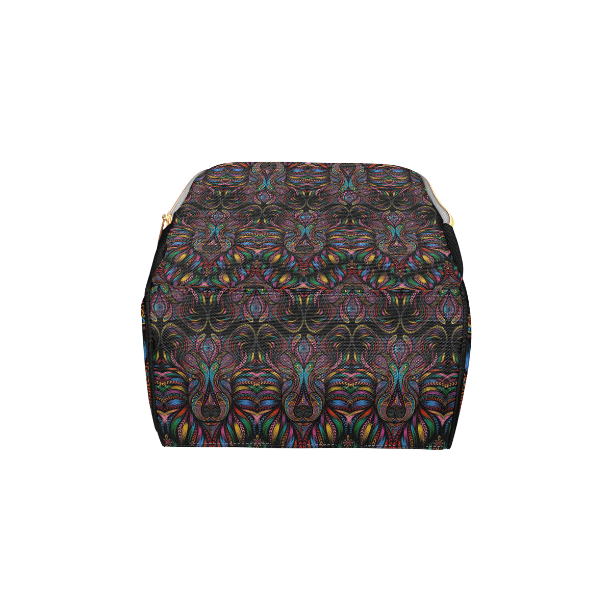Colorful Art Wolf Diaper Bag Backpack